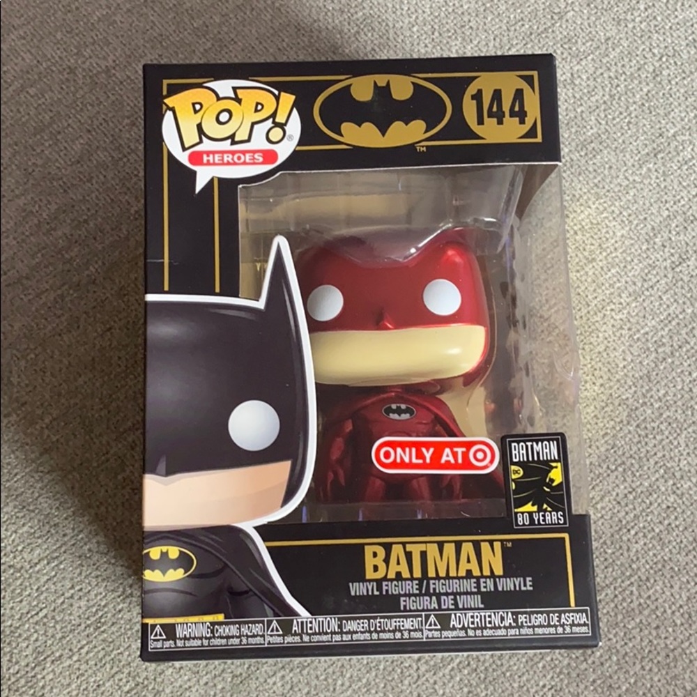 Red Metallic Batman Funko POP